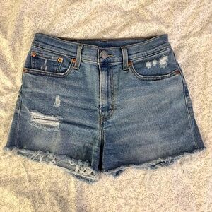 Levi Denim Cut Off Shorts